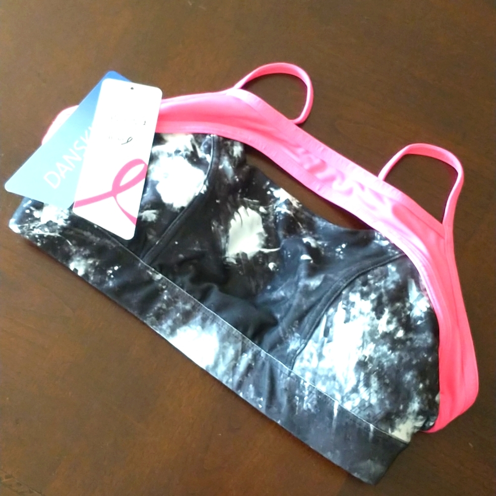Danskin Sports bra Danskin size 4-6 S/P Black Lined